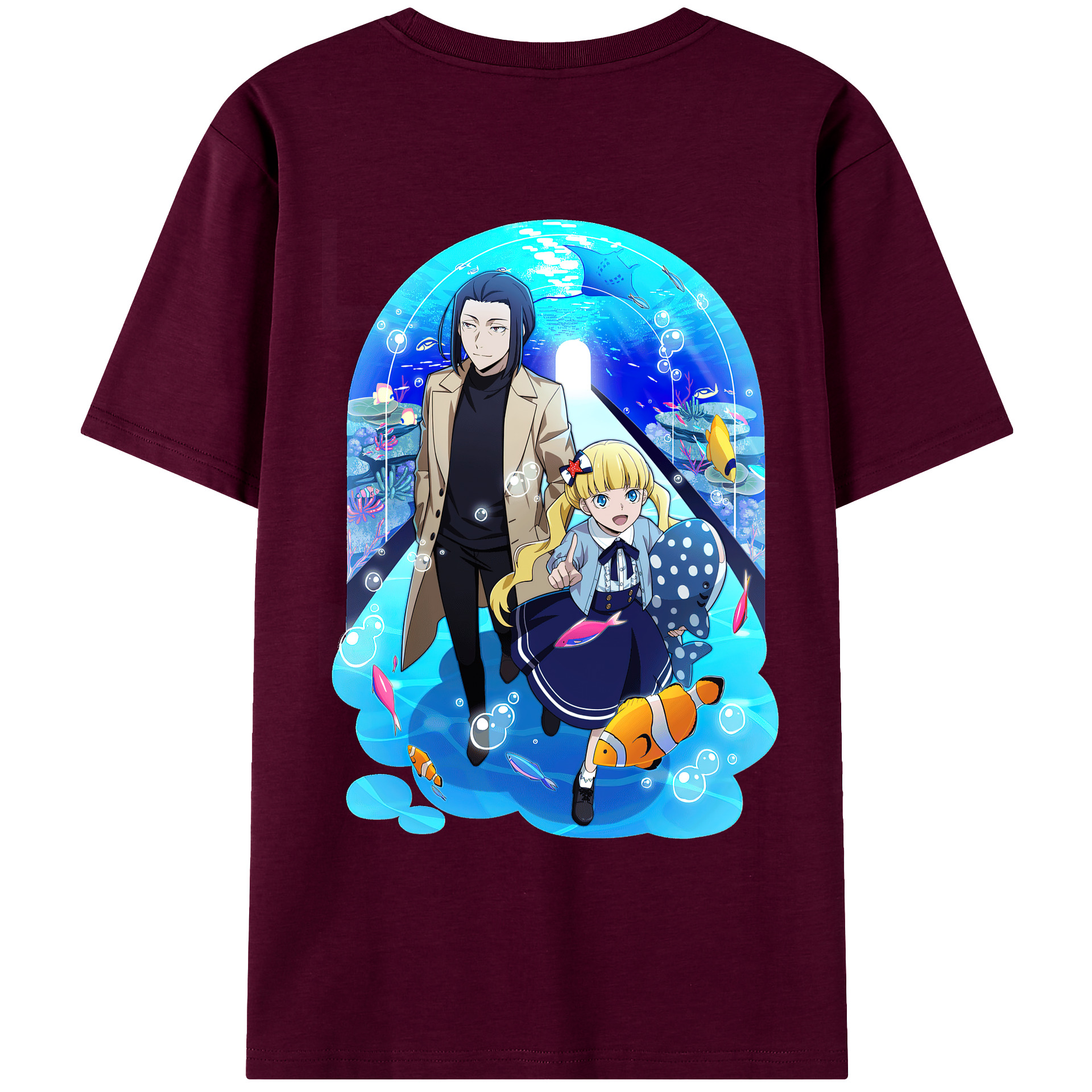 （画像用） 文豪ストレイドッグス Bungo Stray Dogs レディース半袖Tシャツ(バックプリント)